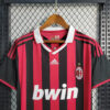 2009/2010 Retro AC Milan Home Football Shirt detail view