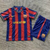 2009/2010 Retro Kids Size Barcelona Home Football Shirt front view