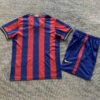 2009/2010 Retro Kids Size Barcelona Home Football Shirt back view