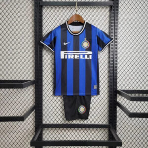 2009/2010 Retro Kids Size Inter Milan Home Football Jersey
