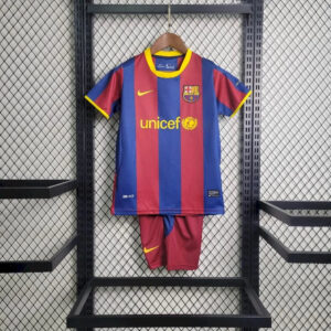 2010/2011 Retro Kids Size Barcelona Home Football Shirt