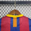2010/2011 Retro Kids Size Barcelona Home Football Shirt detail view