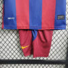 2010/2011 Retro Kids Size Barcelona Home Football Shirt detail view