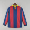 2010/2011 Retro Long Sleeve Barcelona Home Football Shirt back view