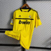 2011/2012 Retro Real Madrid Yellow Goalkeeper Football Shirt back view