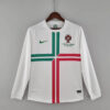 2012 Retro Long Sleeve Portugal Away Football Shirt front view