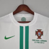 2012 Retro Long Sleeve Portugal Away Football Shirt detail view