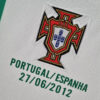 2012 Retro Long Sleeve Portugal Away Football Shirt detail view