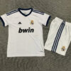 2012/2013 Retro Kids Size Real Madrid Home Soccer Jersey front view