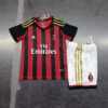 2013/2014 Retro Kids Size AC Milan Home Football Shirt front view