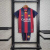 2014/2015 Retro Kids Size Barcelona Home Football Shirt front view