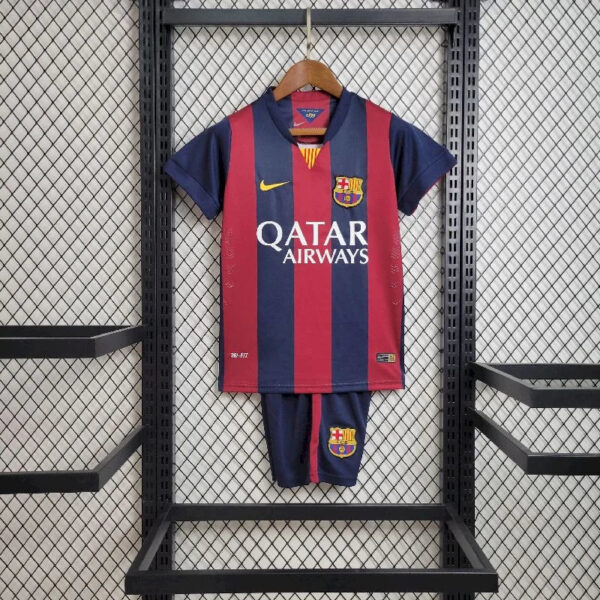 2014/2015 Retro Kids Size Barcelona Home Football Shirt
