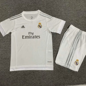 2015/2016 Retro Kids Size Real Madrid Home Soccer Jersey