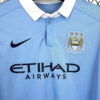 2015/2016 Retro Manchester City Home Football Shirt detail view