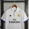 2016/2017 Retro Real Madrid Home Football Shirt detail view