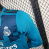 2017/2018 Long Sleeve Retro Real Madrid Third Away Football Shirt detail view