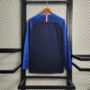 2018 Retro Long Sleeve FIFA World Cup France Home Football Shirt back view