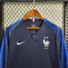 2018 Retro Long Sleeve FIFA World Cup France Home Football Shirt detail view