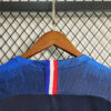 2018 Retro Long Sleeve FIFA World Cup France Home Football Shirt detail view