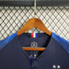 2018 Retro Long Sleeve FIFA World Cup France Home Football Shirt detail view