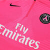 2018/2019 PSG Paris Saint-Germain Pink Half-Pull Tracksuit detail view