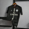2018/2019 Retro Psg Paris Saint-Germain Black Soccer Jersey detail view