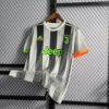 2019/2020 Retro Juventus Joint Edition Black and White Stripes Soccer Jersey detail view