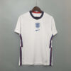 2020 England Soccer Jersey White Home front view