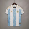 2021 Retro Argentina Soccer Jersey Concept Maradona Special Emblem front view