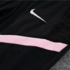 2021/2022 Psg Paris Saint-Germain Half-Pull Tracksuit Black Pink Sleeves detail view