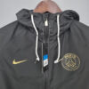 2021/2022 Psg Paris Saint-Germain Windbreaker Black detail view
