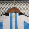 2022 Argentina Home Football Shirt Kids Size detail view
