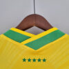 2022 Brazil Classic Soccer Jersey Yellow detail view