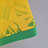 2022 Brazil Classic Soccer Jersey Yellow detail view