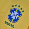 2022 Brazil Classic Soccer Jersey Yellow detail view