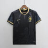 2022 Brazil Special Edition Black Soccer Jersey front view