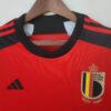 2022 FIFA World Cup Belgium Home Soccer Shirt detail view