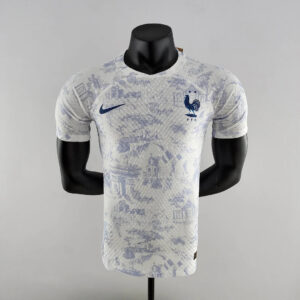 2022 FIFA World Cup France Away Football Shirt White -Player Version