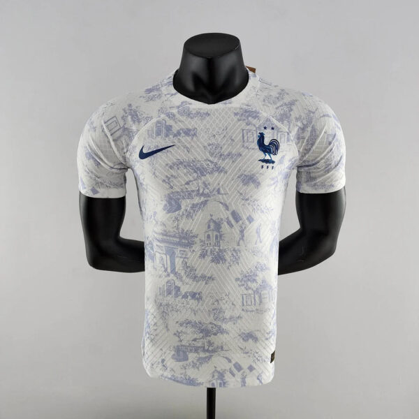 2022 FIFA World Cup France Away Football Shirt White -Player Version