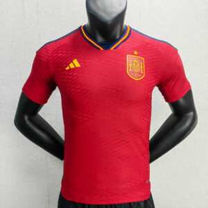 2022 FIFA World Cup Spain Home Soccer Shirt -Player Version