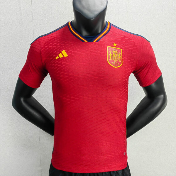 2022 FIFA World Cup Spain Home Soccer Shirt -Player Version