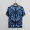 2022 Italy Commemorative Edition Blue Soccer Shirt back view