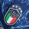2022 Italy Commemorative Edition Blue Soccer Shirt detail view