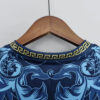2022 Italy Commemorative Edition Blue Soccer Shirt detail view