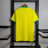 2022 World Cup Brazil Home Soccer Jersey back view