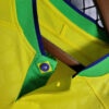 2022 World Cup Brazil Home Soccer Jersey detail view