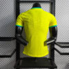 2022 World Cup Brazil Home Soccer Jersey -Player Version back view