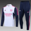 2022/2023 Arsenal Half-Pull Tracksuit White back view
