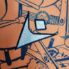 2022/2023 Cádiz Carnival Special Edition Orange Football Shirt detail view