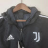 2022/2023 Juventus Windbreaker Black White Edge detail view